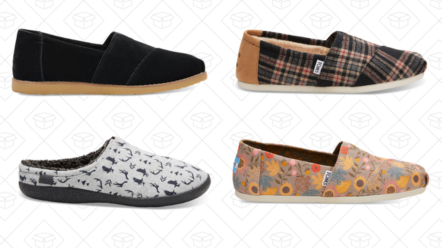 30% off select styles | TOMS | Use code HOLIDAY
